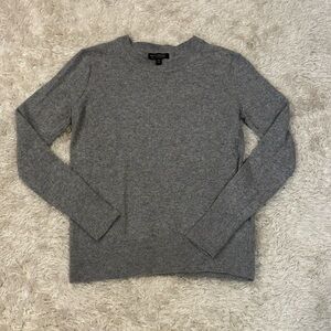 Banana Republic Gray Crewneck Sweater Merino Wool Blend